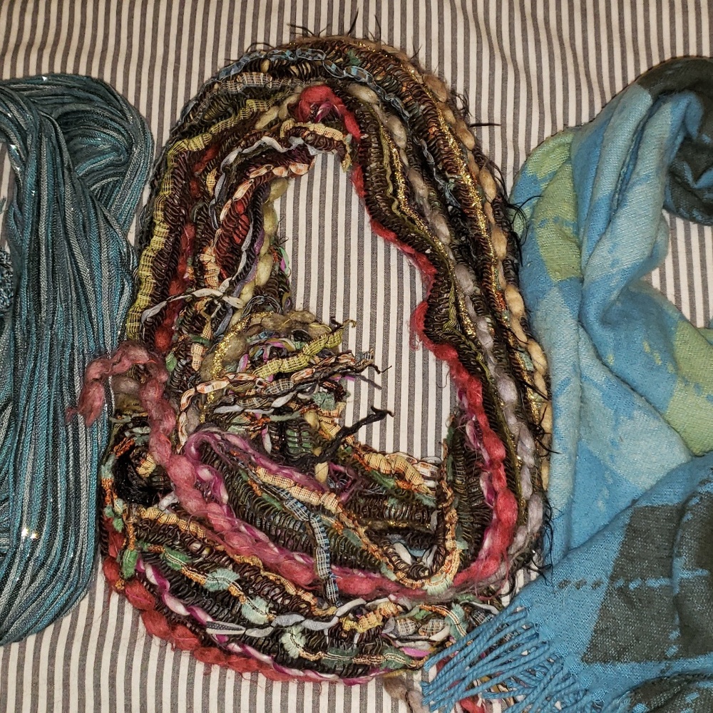 Set of 3 fall scarves